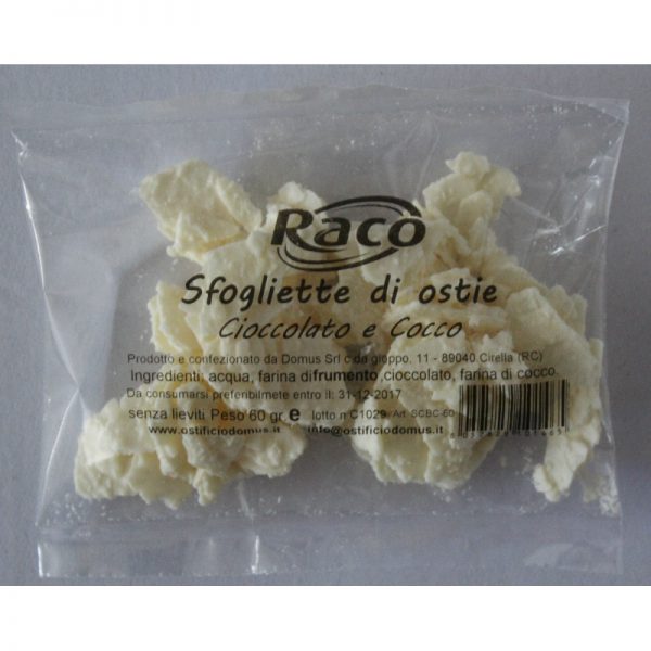 Sfogliette di Ostie al cioccolato e cocco